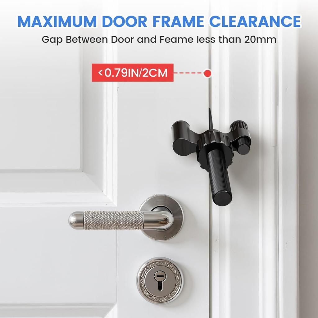 Adjustable Thread Door Security Lock For Privacy Protecting Adjustable Claw Mechanism Heavy Type Stainless Steel