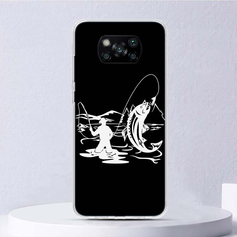 Hunting Fishing Man Soft Case For Xiaomi Poco X7 X6 X5 X4 X3 Nfc F7 Ultra F6 F5 Pro Phone Cover F4 Gt F3 M5S M4 M3 M5 M6 Coque