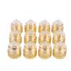 12 Pièces Boîte à Bonbons en Plastique Couronne Cygne Or Argent Emballage Transparent Boîte à Bonbons Anniversaire Mariage Fourniture de Fête