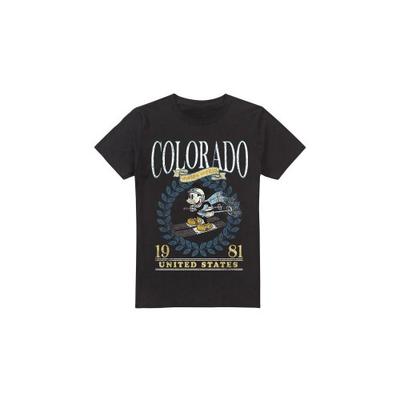 Mens Colorado Ski Mickey Mouse T-Shirt