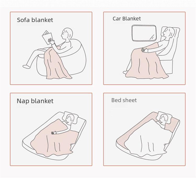 Dicke Korallenfleecedecke: Winterfeste, leichte Frühlings- und Herbstdecke für das Wohnheim oder zu Hause