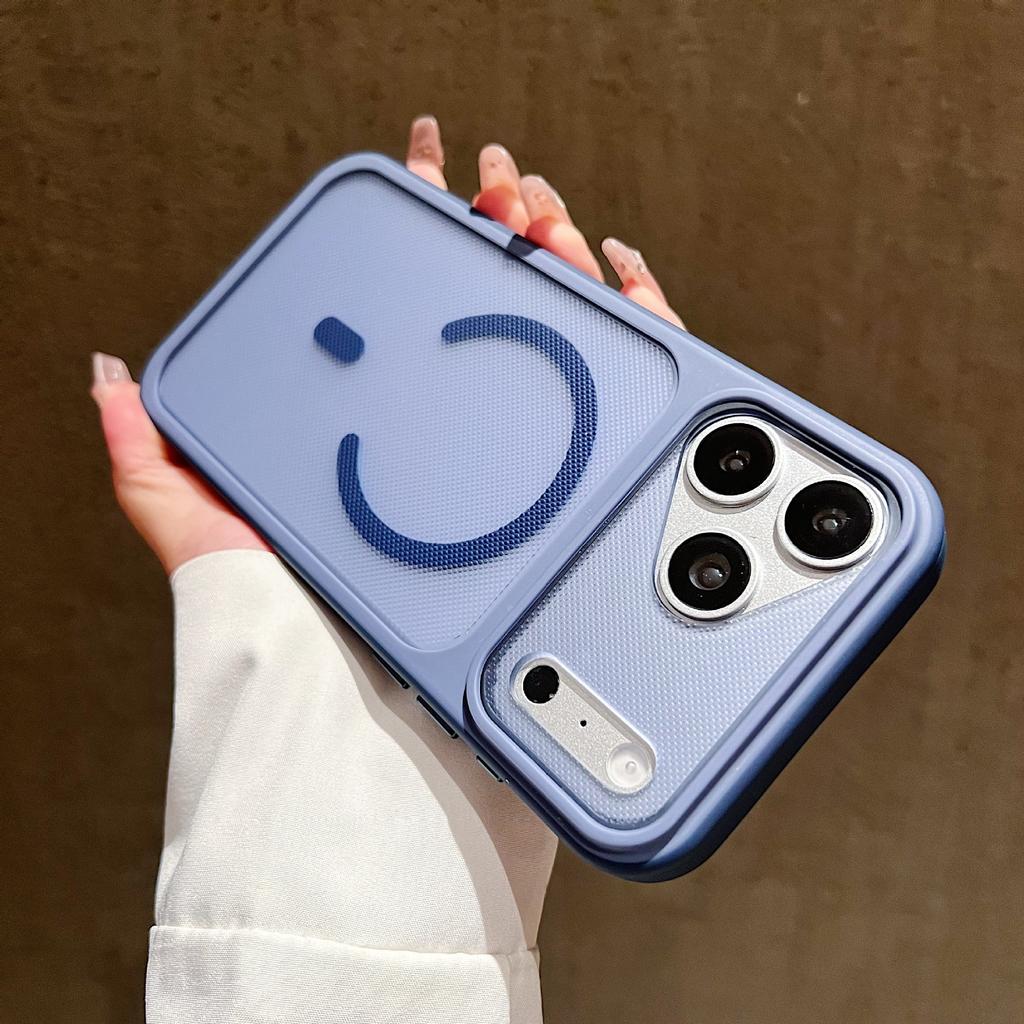 Applicable To iPhone17ProMax Phantom Magnetic Bracket Mobile Phone Case Apple 16Pro Anti-drop 15 Protective Case