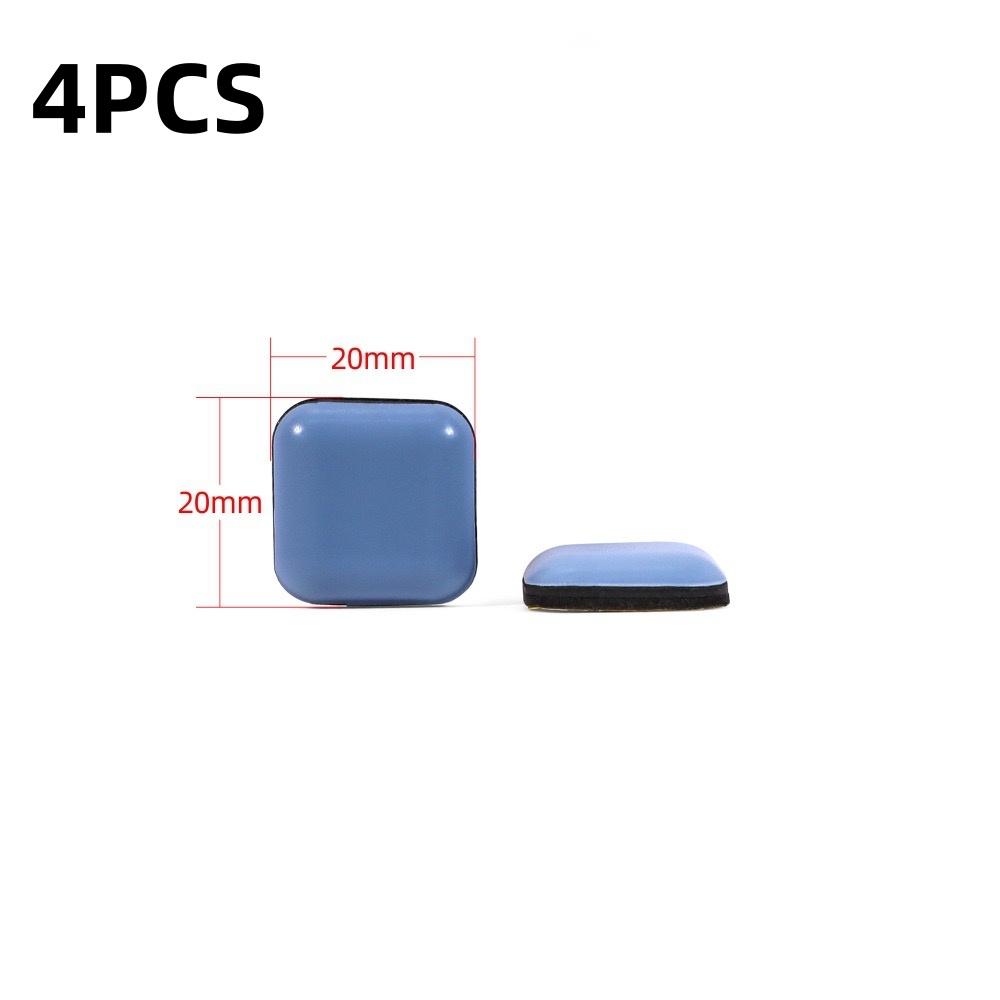 4Pcs Anti-abrasion Furniture Leg Slider Pads Self-Adhesive Floor Protector Easy Move Heavy Table Sofa Slider Mat Chair Fittings