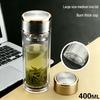 Custom Logo High-Temperature Resistant Borosilicate Glass Tea Cup - Personalized Thickened Water Cup 