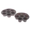 Seven-Hole Air Fryer Silicone Pad Griddle Plate Baking Tray Holder Tray Pan Accessories Silicone Cake Mold Kitchen Supplies Tool