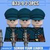 WW2 Military Navy Soldier Figures Building Blocks Leader Army Warrior Boat Commander Artillery Accessories Gun Bricks Toys Gifts