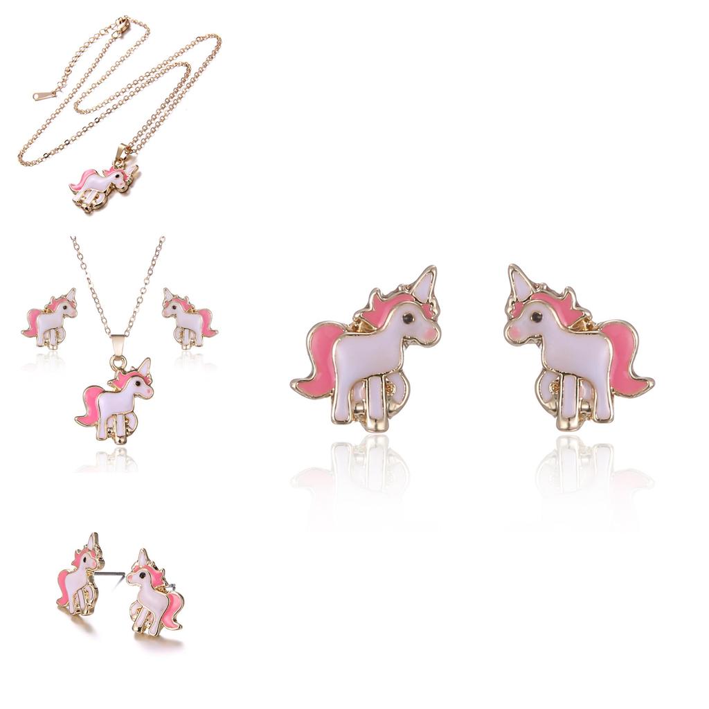 Cute Animal Necklace Set European And American Hot Selling Alloy Jewelry Set