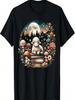 Blumen Wounisex Cottagecore Schaf Ästhetik T-Shirt