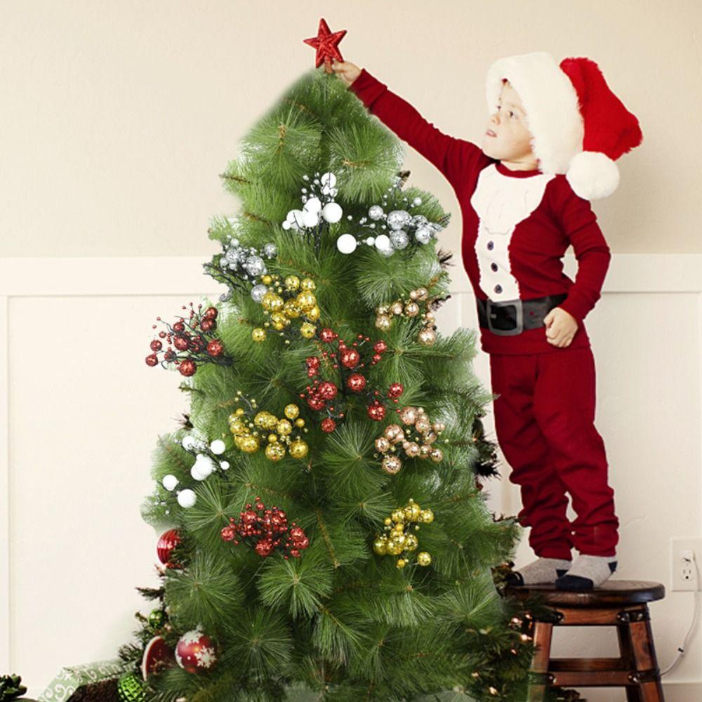 Bright Color Artificial Berries Reusable Christmas Ornament  Xmas