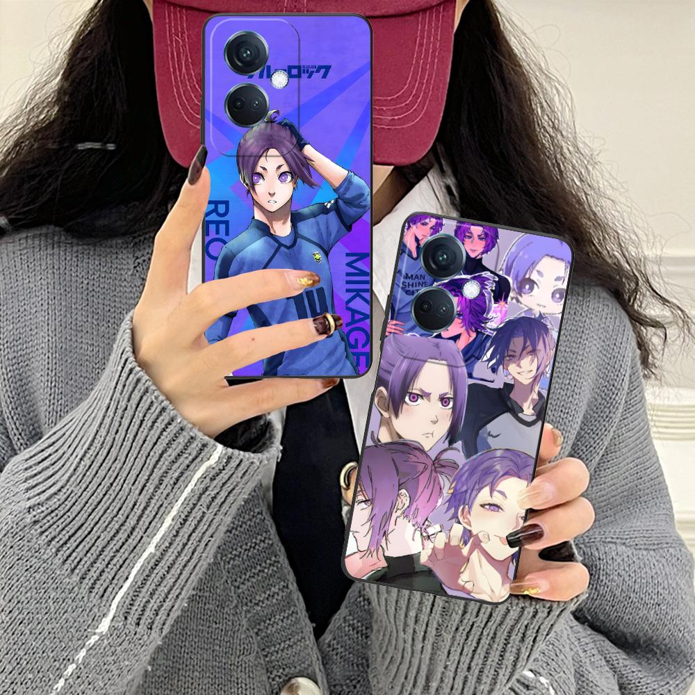 Blue Lock Reo Mikage Matte TPU Mobile Phone Case for OPPO Find X9 X8 X7 X6 X5 X3 X2 Plus s Pro Ultra Lite Printing Cover