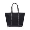 Vanessabruno Cabas Spangle Canvas Tote Bag Medium V40378 999