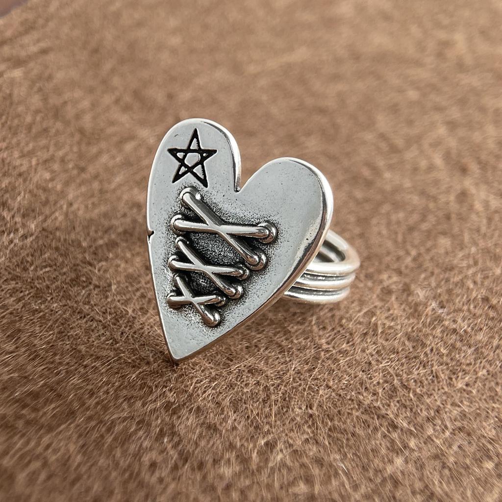 Xiaomi 925 Sterling Silver Rings For Women Geometric Fine Jewelry Finger Adjustable Retro Leaf Stone Ring For Party Birthday Gift