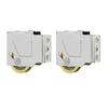 2Pieces Sturdy Stainless Steel and Brass Bearing Rollers Hardware Convenient for Sliding Door and Window Household Use