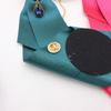 Retro College-Style Gemstone Streamer with Metal Chain - Unisex, No-Tie Design (TS365)