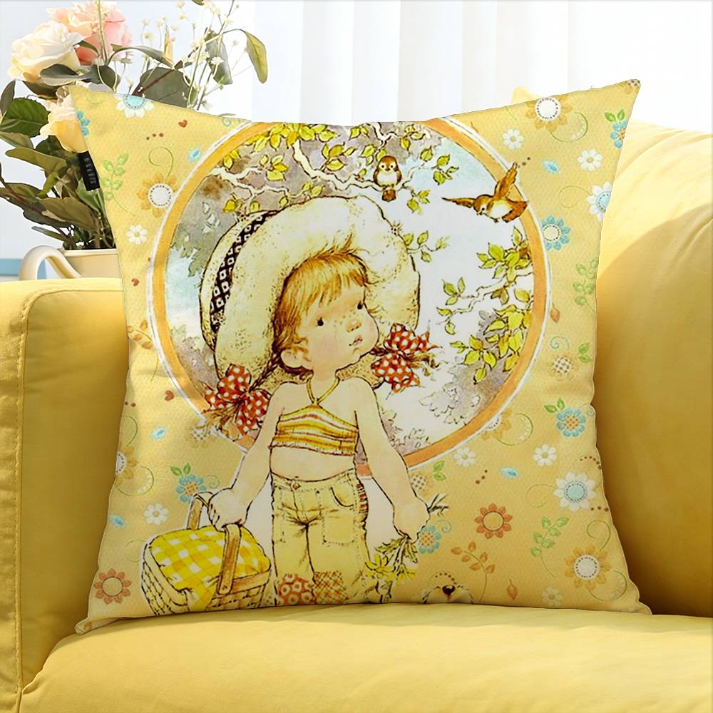 S-Sarah K-Kay Vintage Country   Various Sizes Square Pillow Case For Car Home Bedchamber Decor