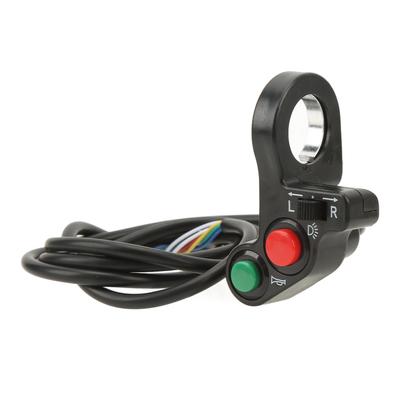 Motorcycle Handlebar Horn Turn Signal Head Light Beam Kill Switch 3 In 1 Button Scooter Motor Power