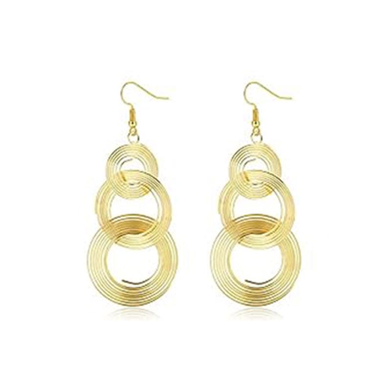 European & American Style Metal Pearl Jewelry Set: Headband, Wire Bracelet, Earrings for Brides