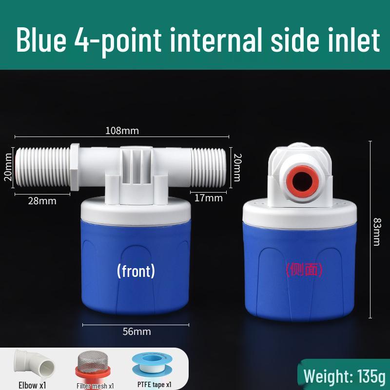 Automatic Water Tank Float Valve - Self-Stopping Water Level Controller