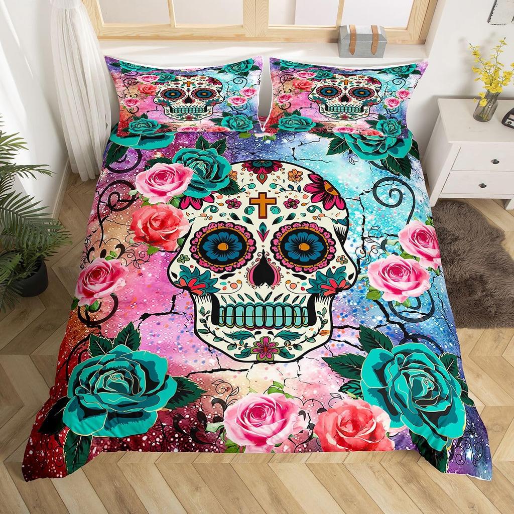Feelyou Cartoon Car Kids Bedding Set Construction Bedding Duvet Cover Set Boys Decor Equipment Trucks Comforter Cover Set Excavator Tractor