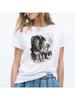 Vintage Chinese Crested Dog Printed T Shirt Wounisex Dog Lover Friends Birthday Gift Tshirt Summer 2024 Wounisex'S Clothes T-Shirt