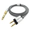 Cavo per cuffie Filo OFC per cuffie Focal ELEGIA Spina da 3,5 mm e 6,35 mm a doppio spinotto da 3,5 mm Cavo maschio 150 cm/59,06 pollici