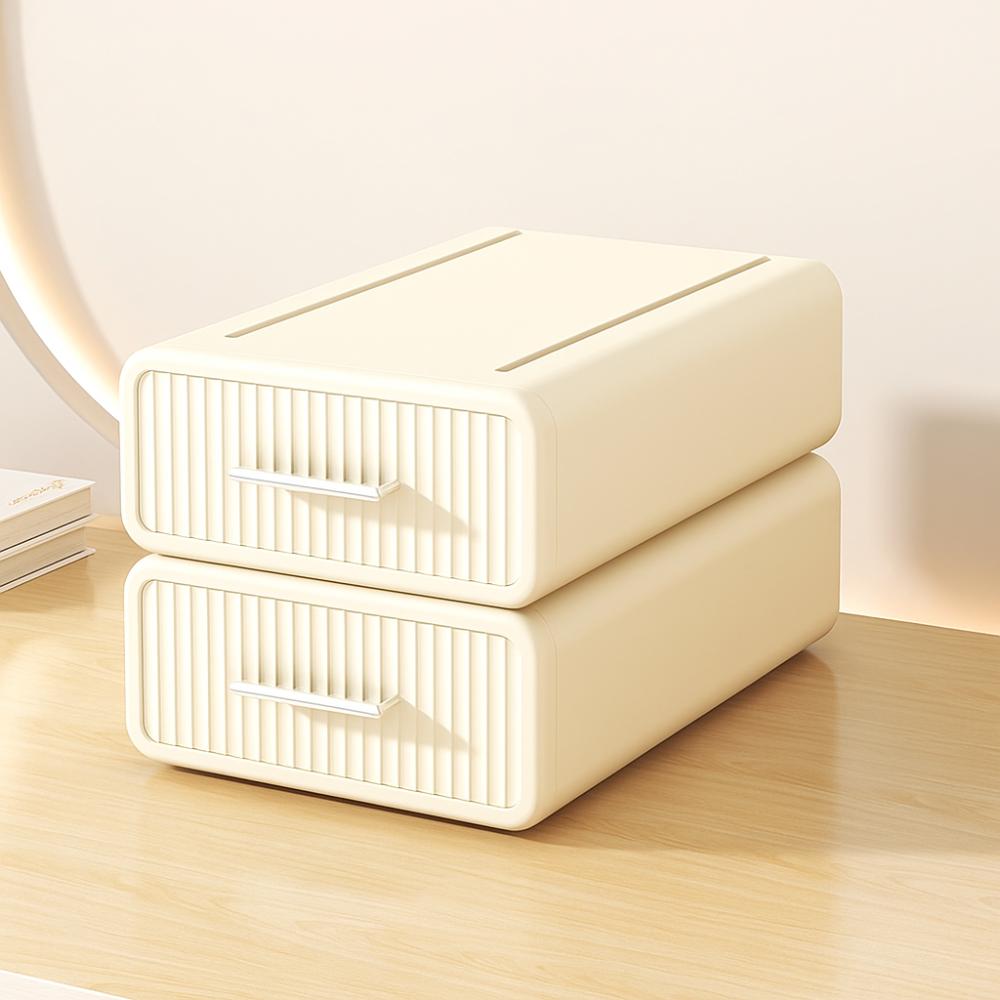 Large Capacity Desktop Storage Box Stackable Stationery Organizer Cosmetic Storage Rack  Cosmetic