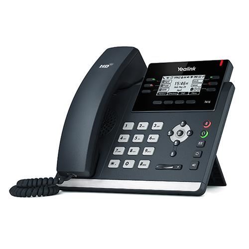 Yealink SIP-T41S, LCD, 192 x 64 pixels, 6,86 cm (2.7"), 6 lignes, 1000 entrées, CNG,G.711Mu,G.711a,G.723.1,G.726,G.729ab,VAD,iLBC