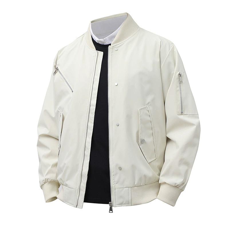 Fat and Plus Size Men's Workwear Casual Baseball Collar Jacket Men's Thin Jacket