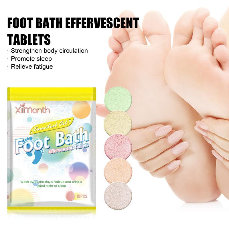 Foot Bath Tablets Foot Cleansers Relieve Fatigue Pamper Sleep Body Care Foot Bath Tablets