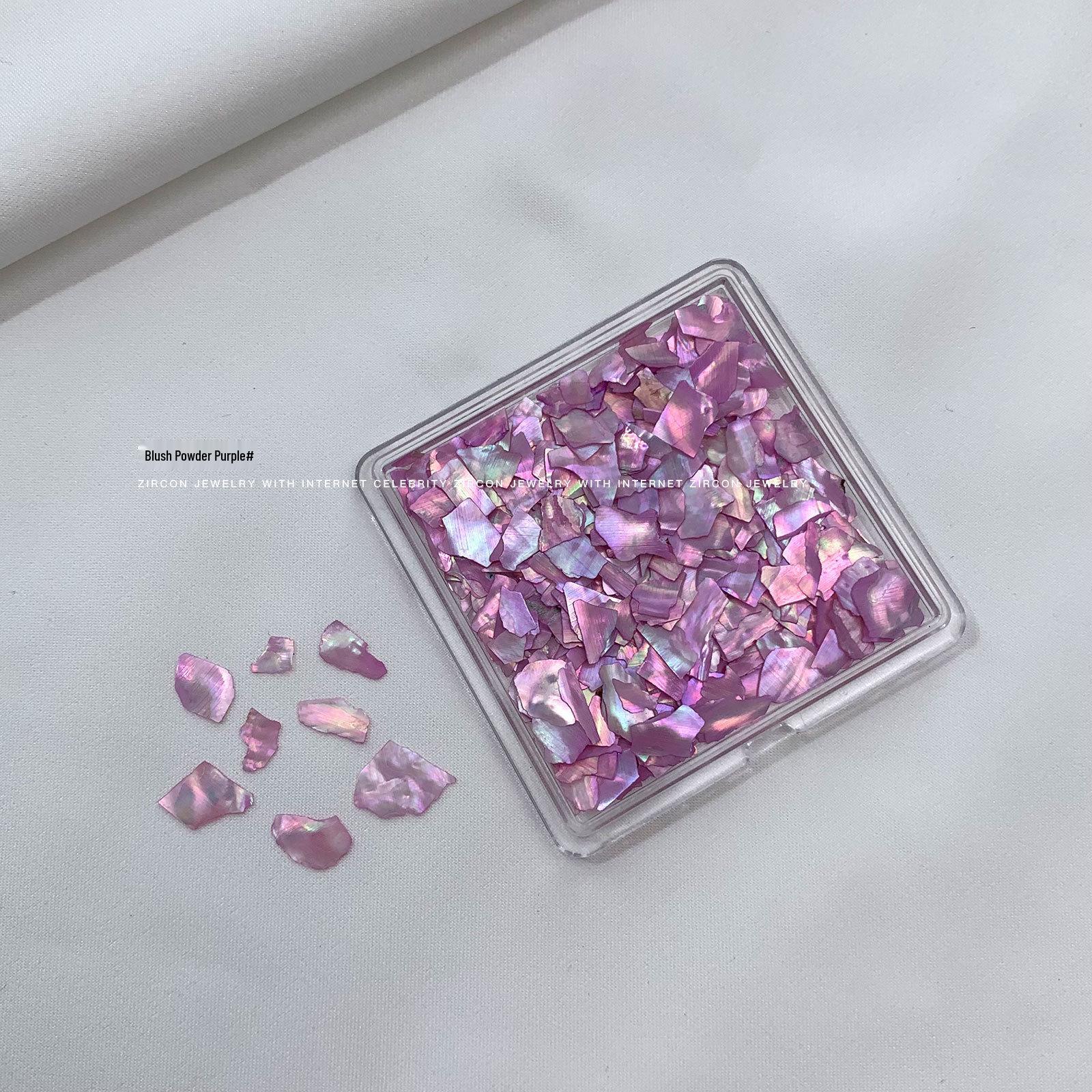 Ultra-Thin Mother-of-Pearl Abalone Shell Nail Art Decorations