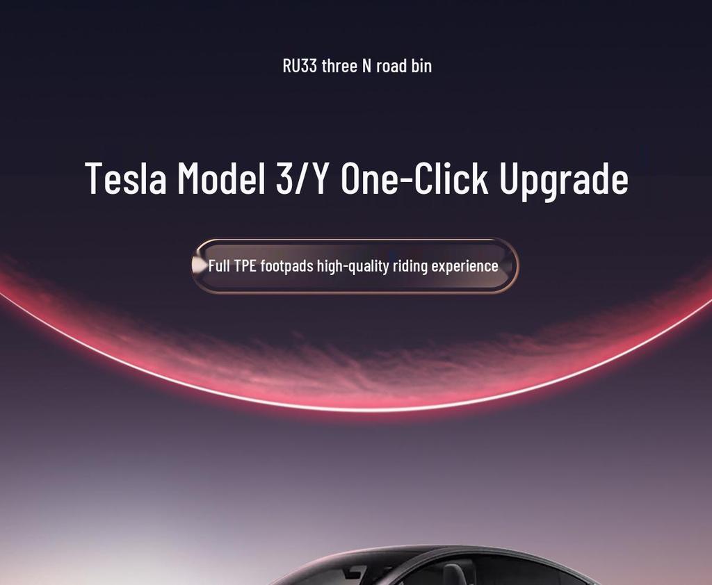 Tesla Refreshed Model 3/Y TPE Floor Mats for Interior Protection and Decoration