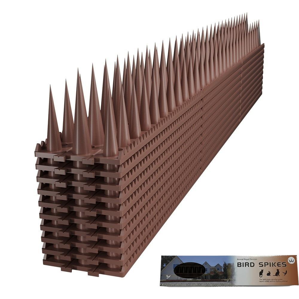 

10PCS Deterrent Tool Bendable Bird Repellent Spikes 3.5cm Spikes Anti Climb Fence Wall Spike Anti Bird Thorn Outdoor Garden