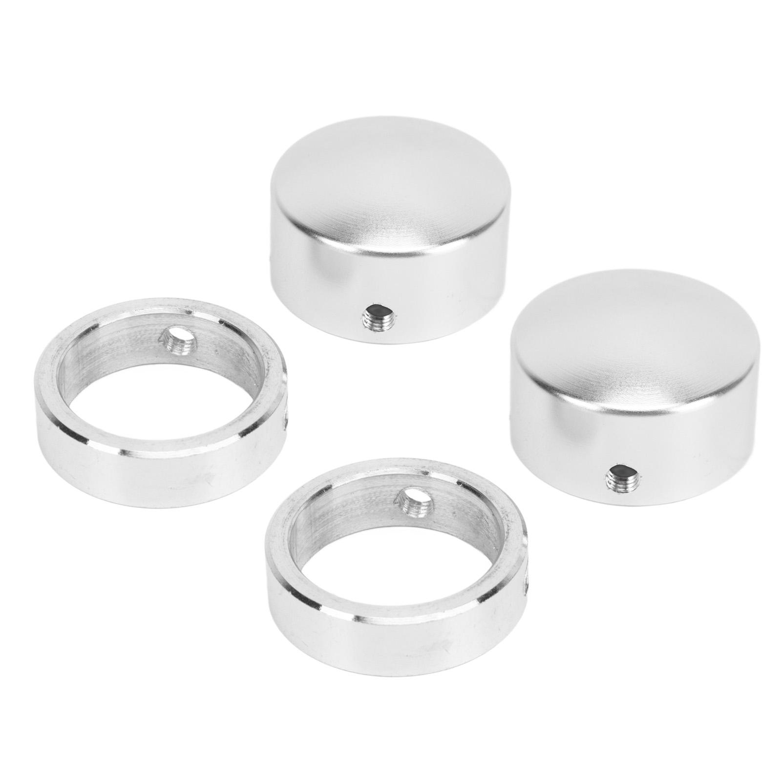 

2 комплекта торцевых крышек для фитнес-оборудования из алюминиевого сплава, торцевая крышка для фитнес-оборудования на 1 дюйм