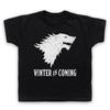 Game Of Thrones Stark Wolf Head Sigil Winter Is Coming Kids Child's T-Shirt