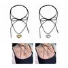 Heart Necklace Female Temperament Niche Net Red Collarbone Chain Korean Version Student Adjustable Chain Jewelry
