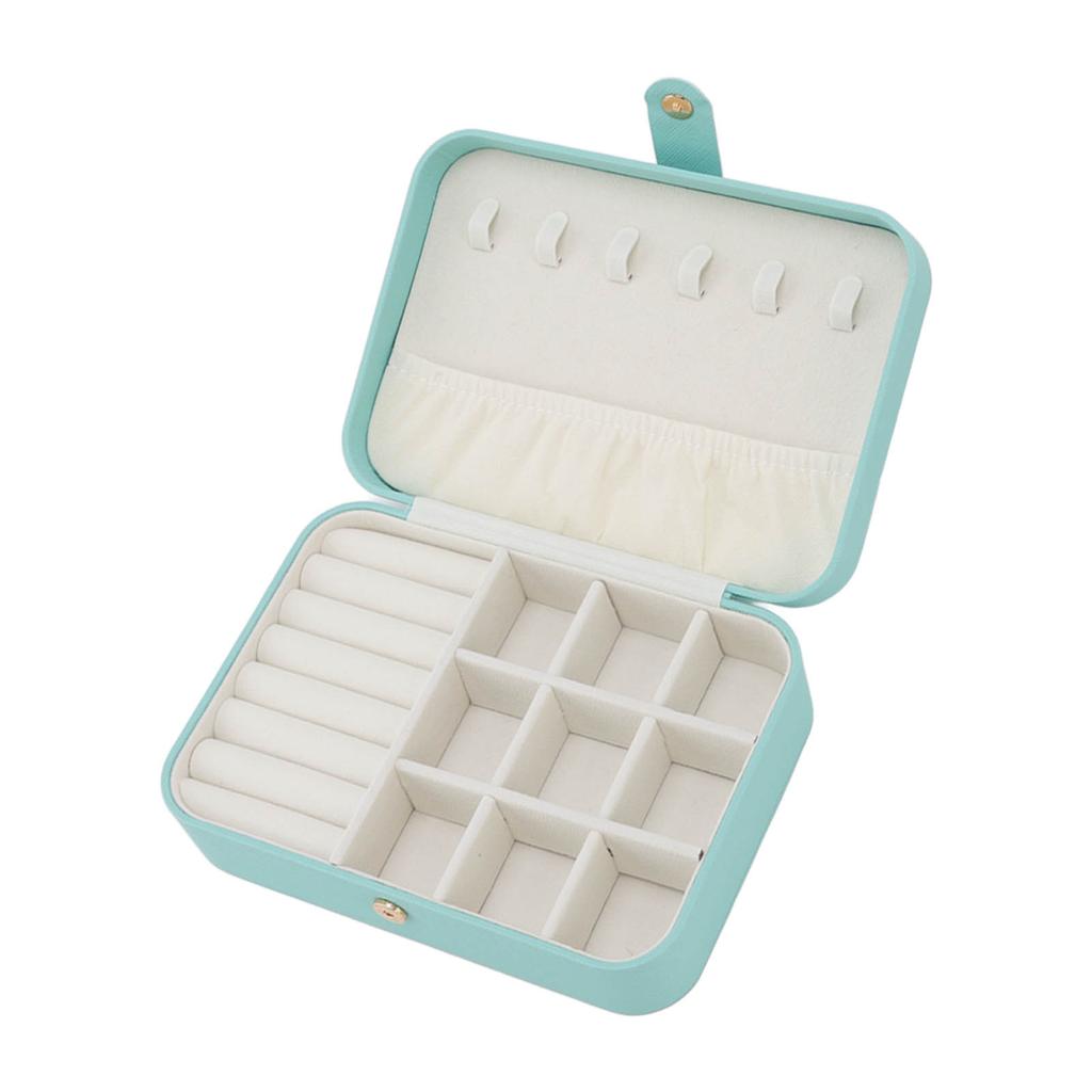 Travel Jewelry Case Small Portable Organizer Display Storage Box for Rings Earrings