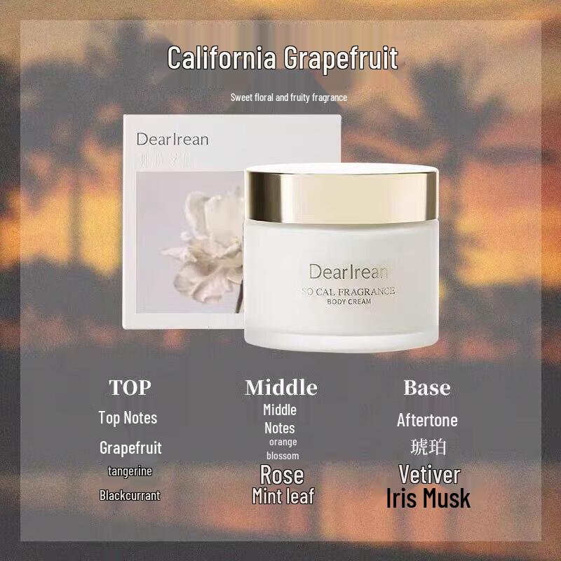 Dear Ilean California Grapefruit Scented Body Cold Cream