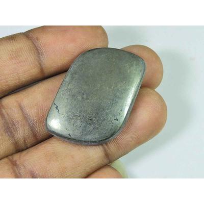 23X33X05MM Natural Appache Gold Pyrite Fancy Cabochon Loose Gemstone 78Cts. SK-4255