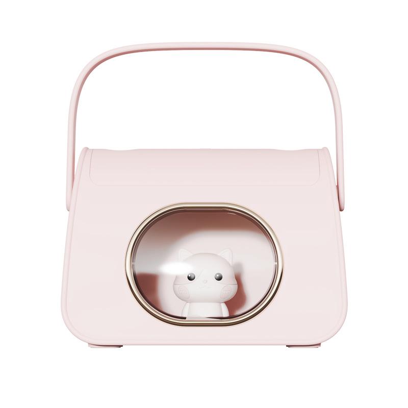 

Креативная сумочка, портативный увлажнитель воздуха, USB перезаряжаемый аккумулятор 1200 мАч, беспроводной ароматический диффузор для духов для девочек, подарки Pink Kitty