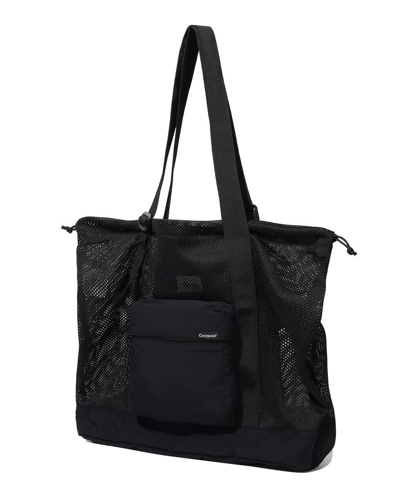 Covernat Mesh String Shoulder Bag Black