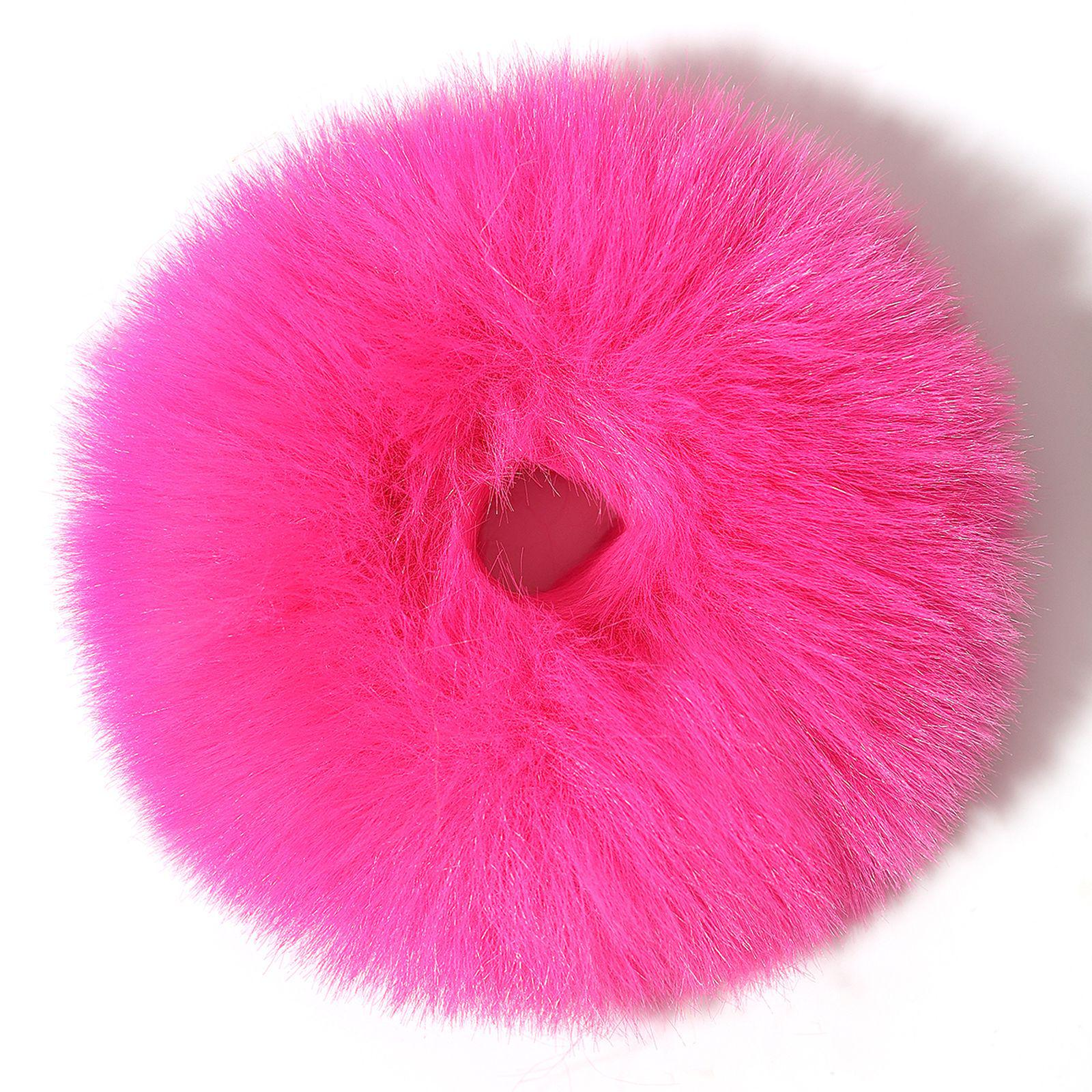 

Европейская и американская резинка для волос из искусственного меха конфетных цветов: Женская и детская разноцветная эластичная резинка для волос