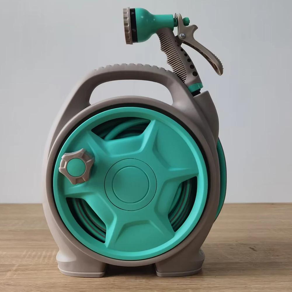 1 Stück 15m Wasserpistolenschlauch Düse Autowaschmaschine Gartenspritze Hochdruckpistole Autoreinigungswerkzeug-Set