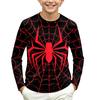 Kids Long Sleeve Neck T-Shirt Graphic Print Casual Everyday Top