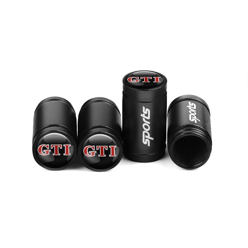 For Volkswagen VW Car Styling Tire Valve Cover Auto Wheel Tyre Valve Caps for VW Tiguan Jetta Mk6 Scirocco Polo Touran Golf Git Passat Scirocco CC