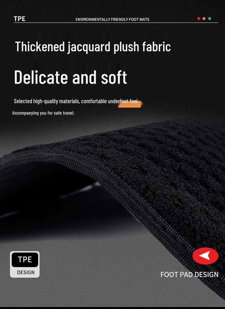 Custom TPE Car Floor Mats: Fully Enclosed, Wear-Resistant, Easy to Clean for 5-Seater Vehicles