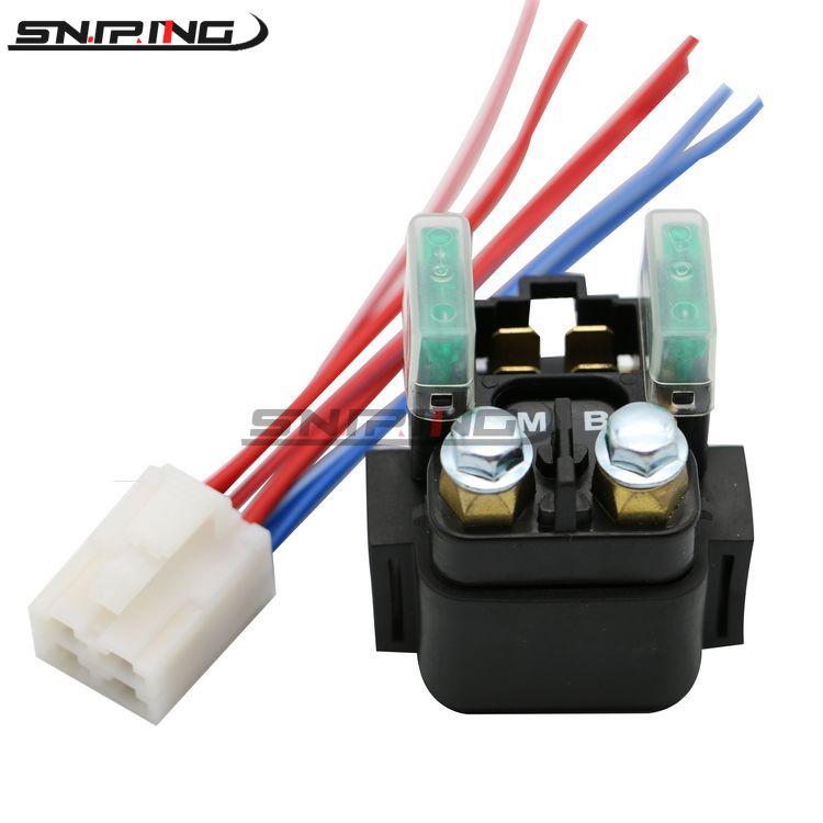 Motorcycle Starter For YAMAHA FZ6 Majesty250 TTR125 TTR230 TW200 TW225 DS400 XJR1200 Motor Relay Solenoid Electrical Parts