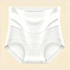 Calcinha de Cintura Alta Sem Costura com Controle de Barriga Feminina Respirável Microfibra Roupa Íntima Macia Elástica Tecido Sedoso Painéis de Renda Algodão que Absorve a Umidade