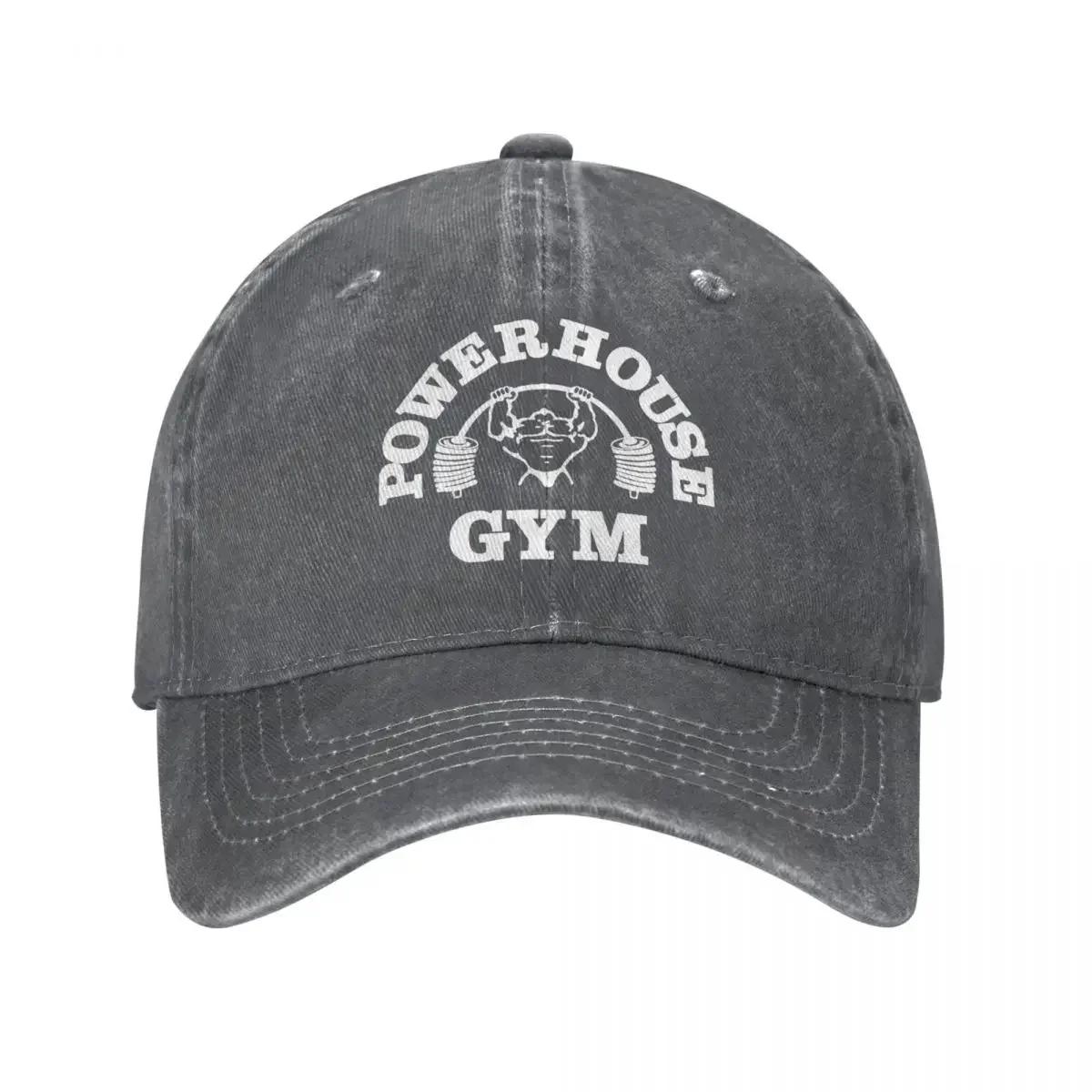 

Нові Класичні Джинсові Бейсболки Powerhouse Gym для Чоловіків Жінок Літні Регульовані Бейсболки Смішна Кепка Adjustable темно-сірий