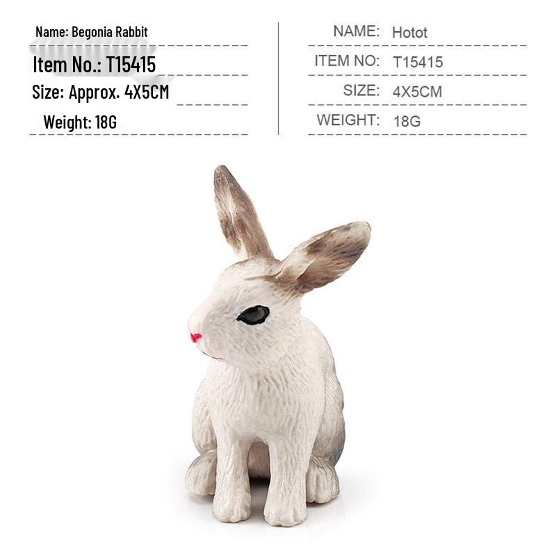 Miniature Animal Model Ornaments: Brown Bear, White-tailed Deer, Anteater, Kangaroo, Koala, Squirrel