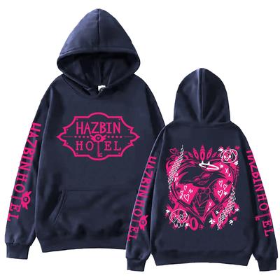 Anime Hazbin Hotel Angel Dust Print Hoodie Man Woman Harajuku Pullover Tops Sweatshirt  Fashion Sportwear